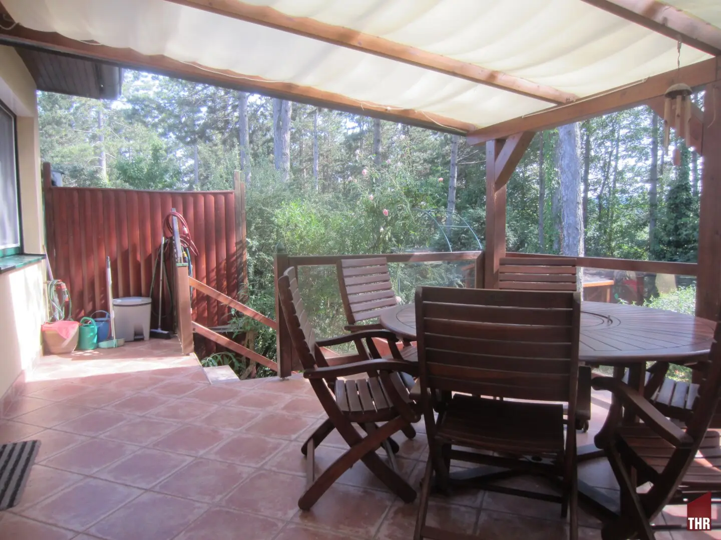 Living like on holiday 2-room bungalow in settlement in the Föhrenwald