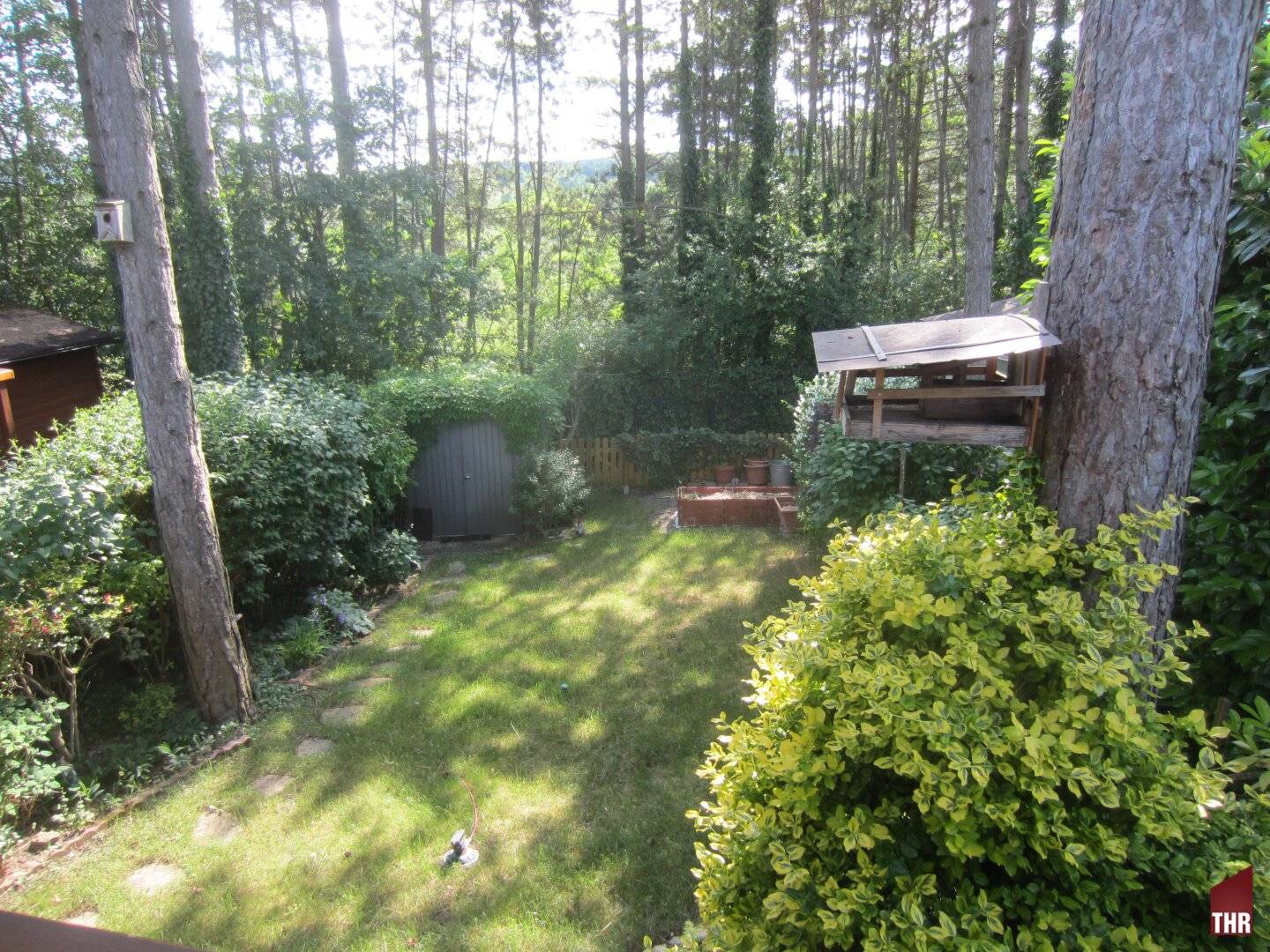 Living like on holiday 2-room bungalow in settlement in the Föhrenwald