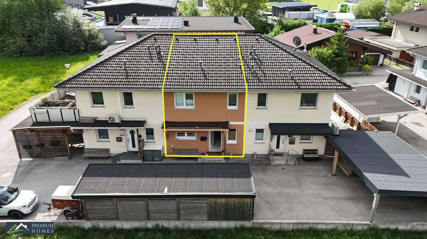 KRAMSACH - Reihenmittelhaus mit Terrasse, Garten, Balkon &amp; Carport sowie 2 weitere KFZ AP