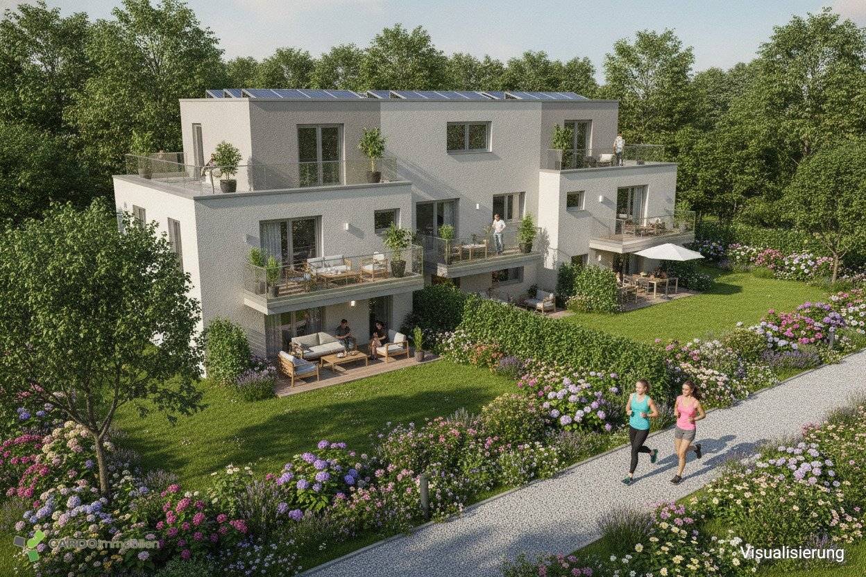 Plot with building permit for 3 terraced houses