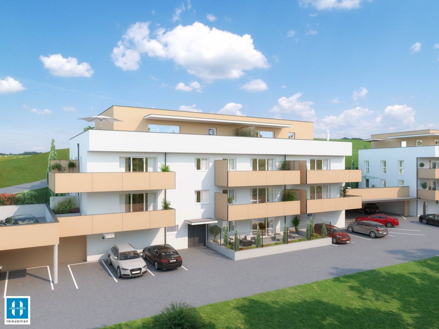 WOHNEN 4712 2.0 - 18 neue Eigentumsewohnungen in Michaelnbach mit 54 -76m²
