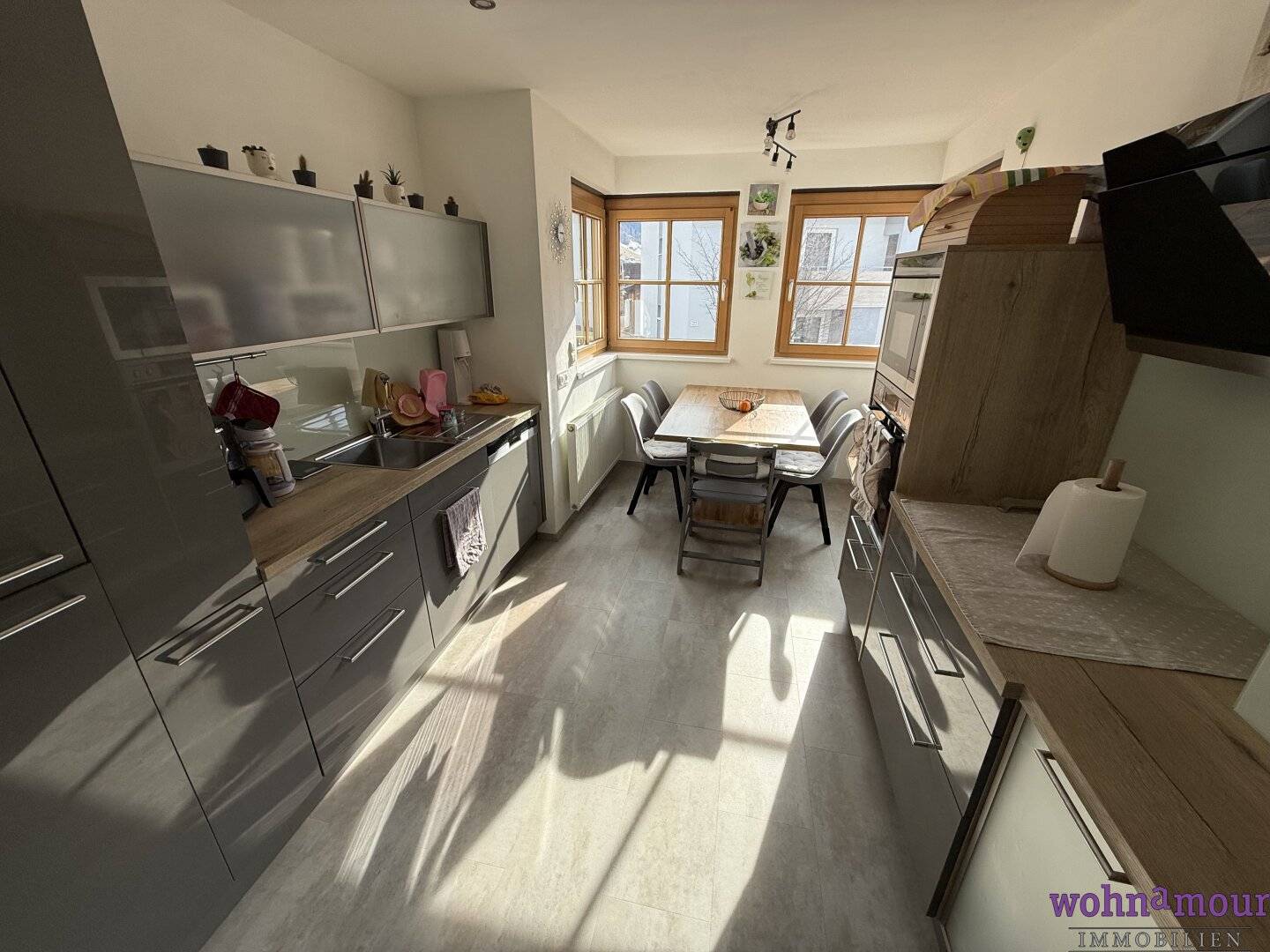 Family paradise with garden: 4-room apartment in Kampl