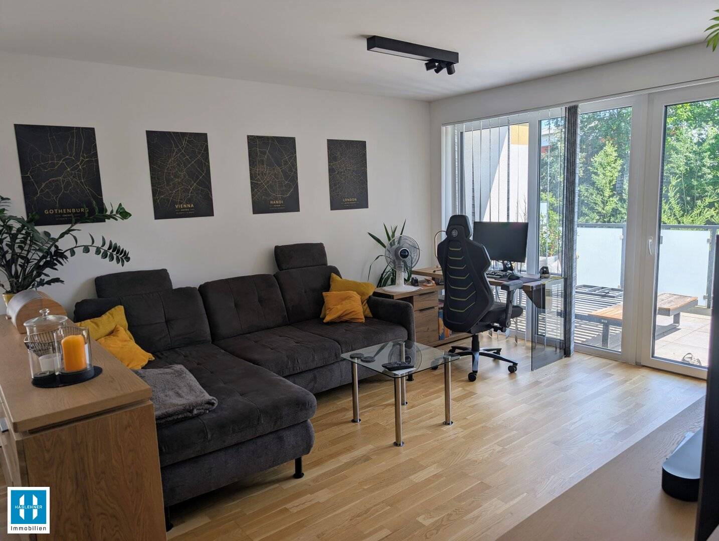 Wohnen nahe dem Stadtpark - sonnige, moderne 64,66m² Wohnung mit Balkon und TG Parkplatz