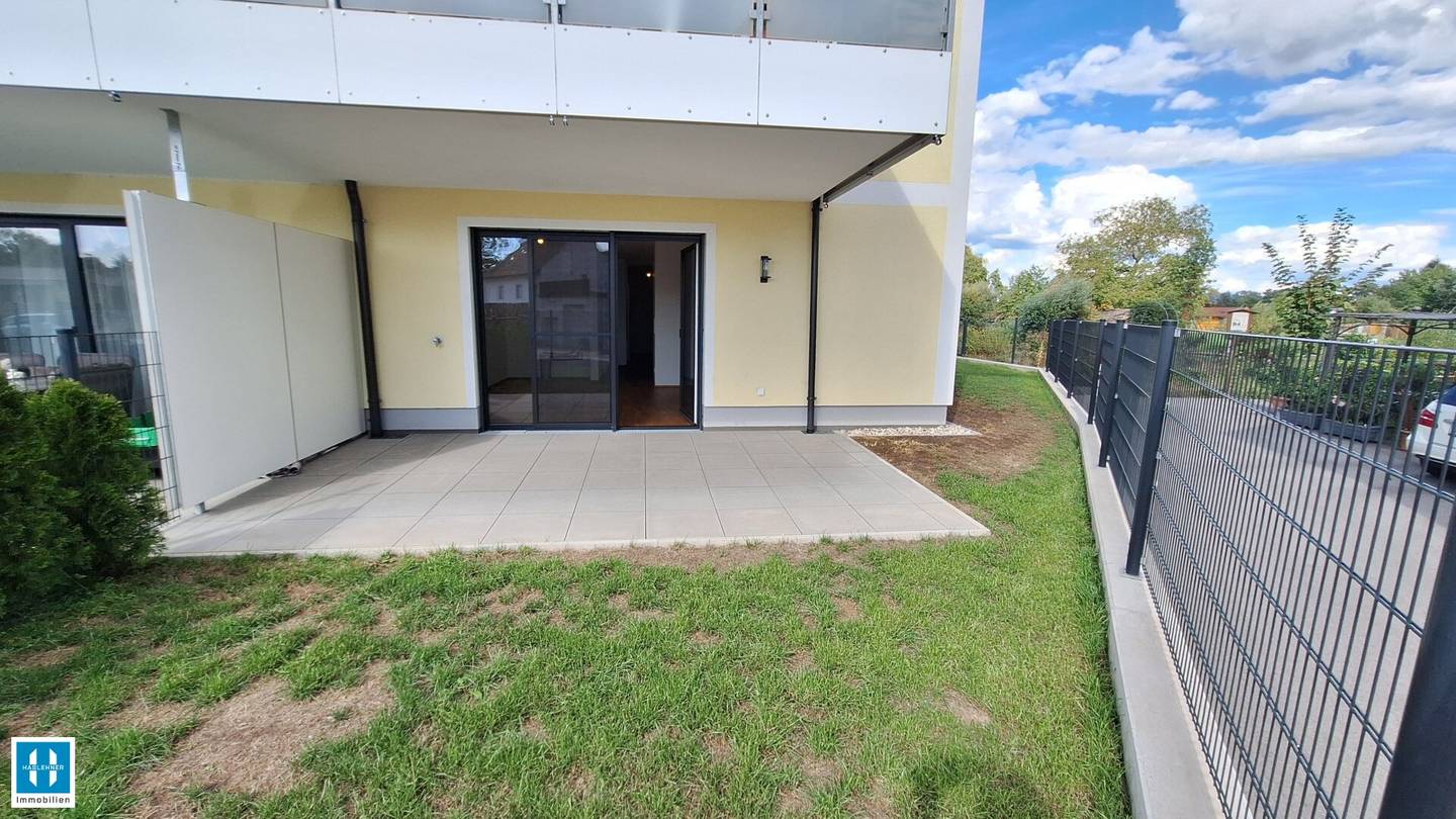 3-room garden apartment with spacious private garden in Pupping