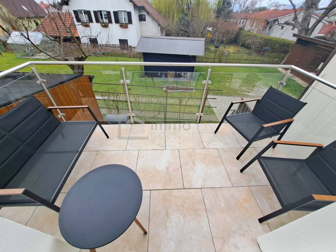Maisonettewohnung mit Garten und Grünblick