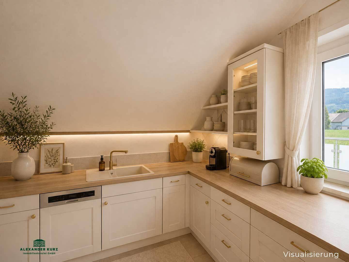 Bright terrace apartment in prime location