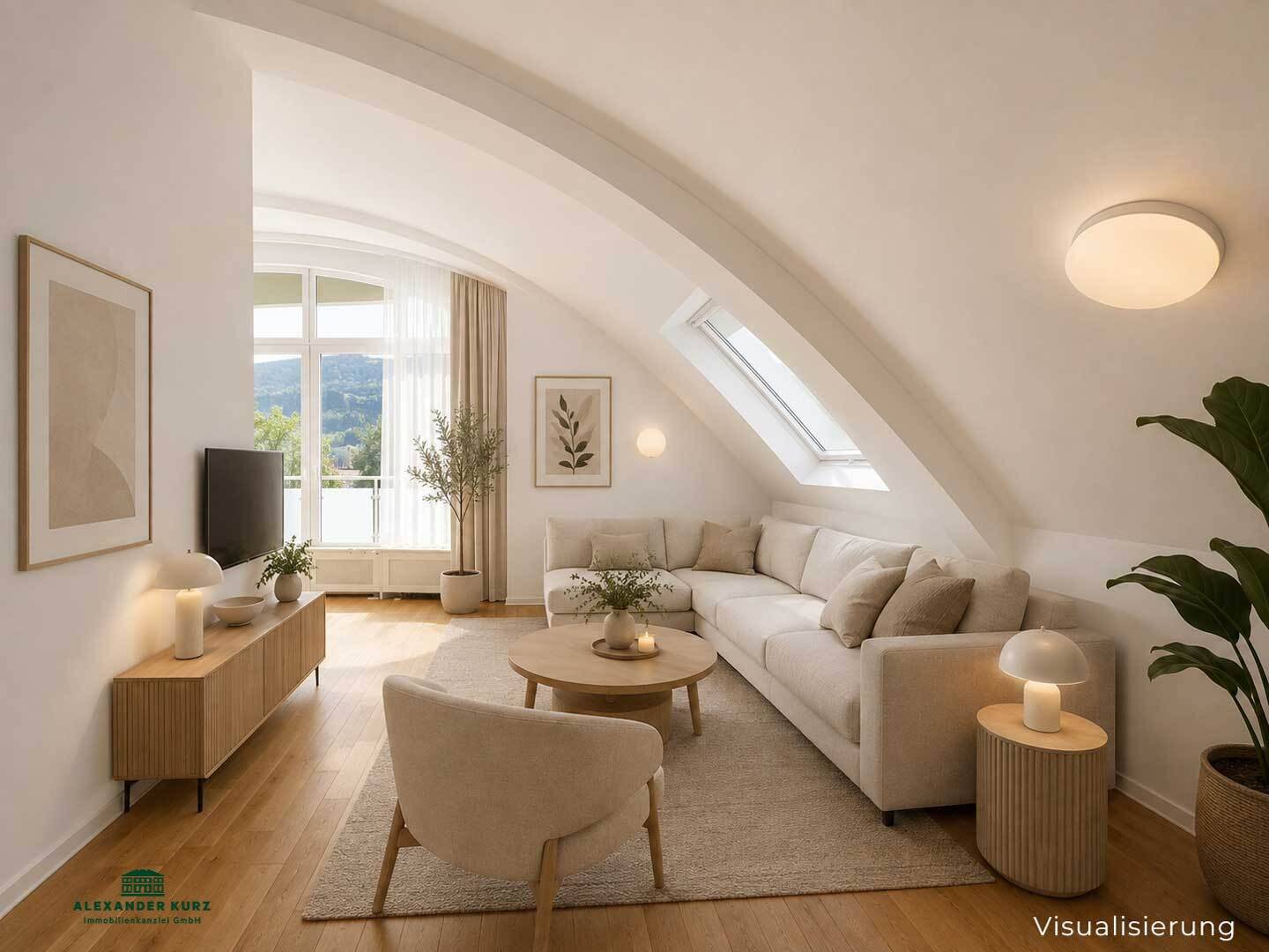Bright terrace apartment in prime location