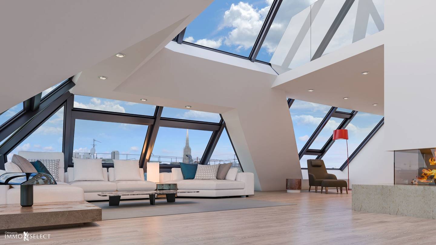 Lichtdurchflutetes LUXUS-Penthouse mit POOL und einzigartigen Ausblick im ZENTRUM von WIEN...