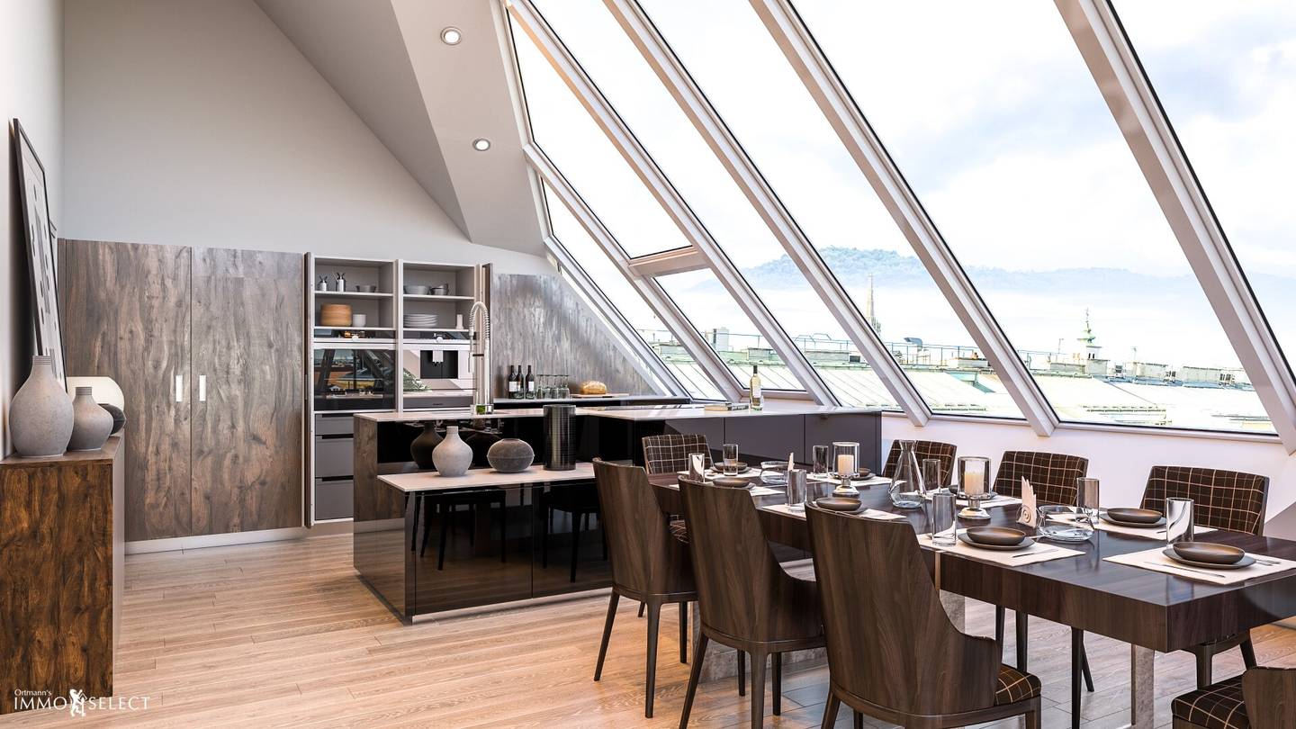 Lichtdurchflutetes LUXUS-Penthouse mit POOL und einzigartigen Ausblick im ZENTRUM von WIEN...