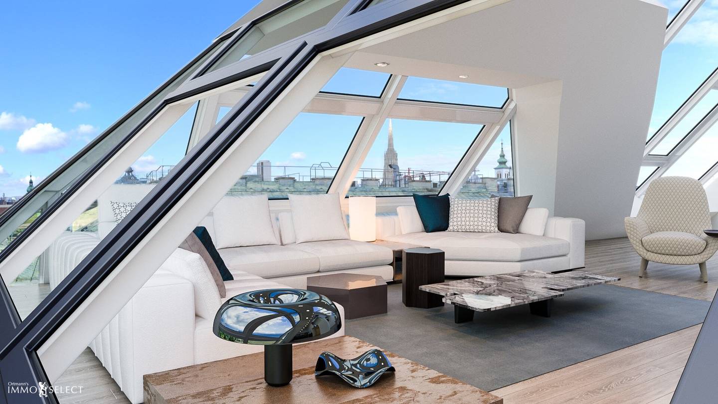 Lichtdurchflutetes LUXUS-Penthouse mit POOL und einzigartigen Ausblick im ZENTRUM von WIEN...