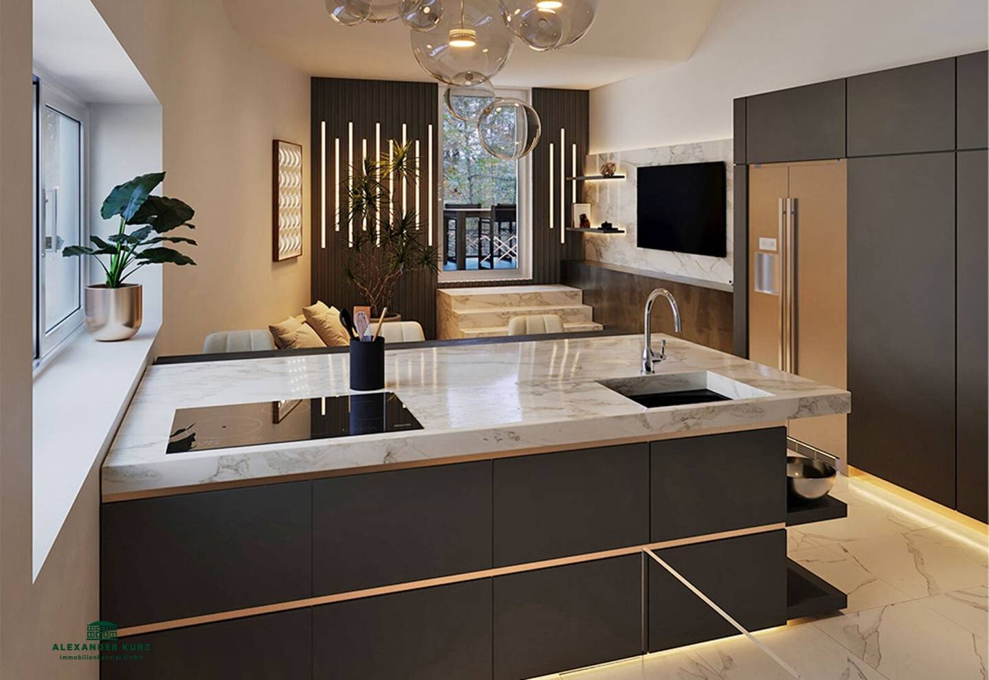 Attractive 3-room maisonette with terrace