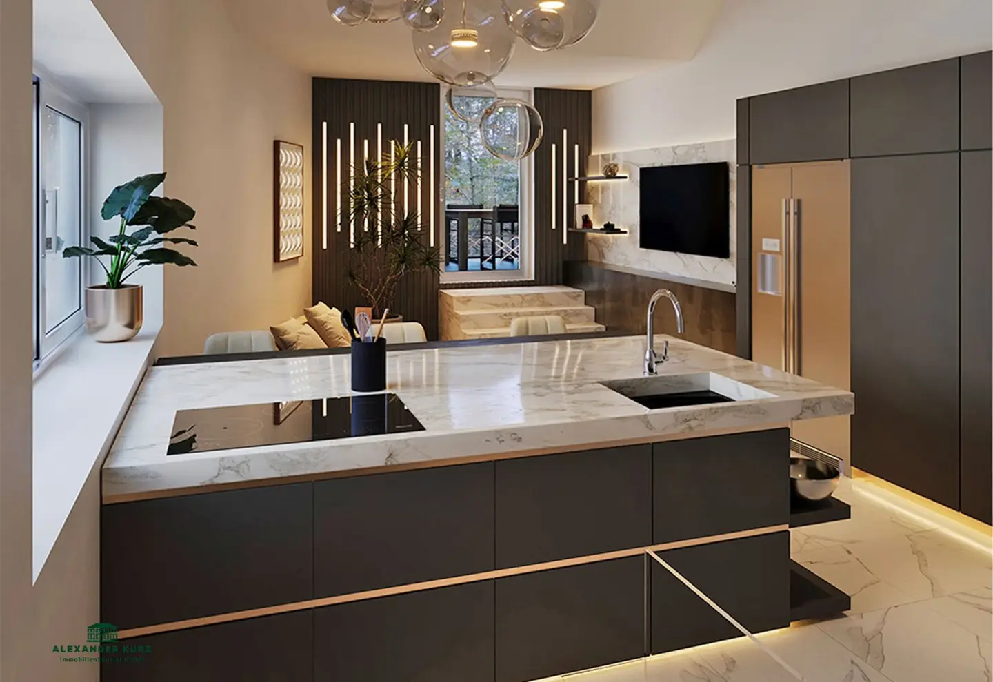Attractive 3-room maisonette with terrace