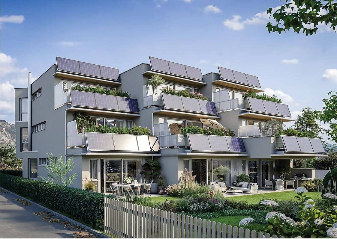 Kramsach Top 03: Exclusive 3-room terrace apartment in new development | Securely rented – now park capital profitably!