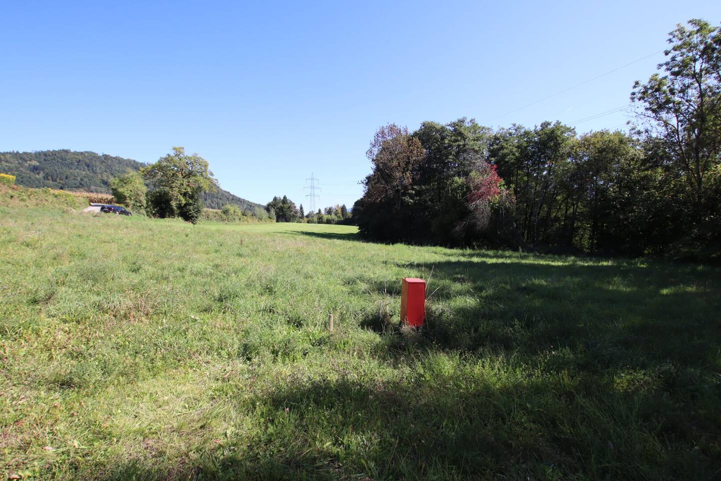 Beautiful, large and flat 1,850 m² building plot in Ludmannsdorf - Lukowitz