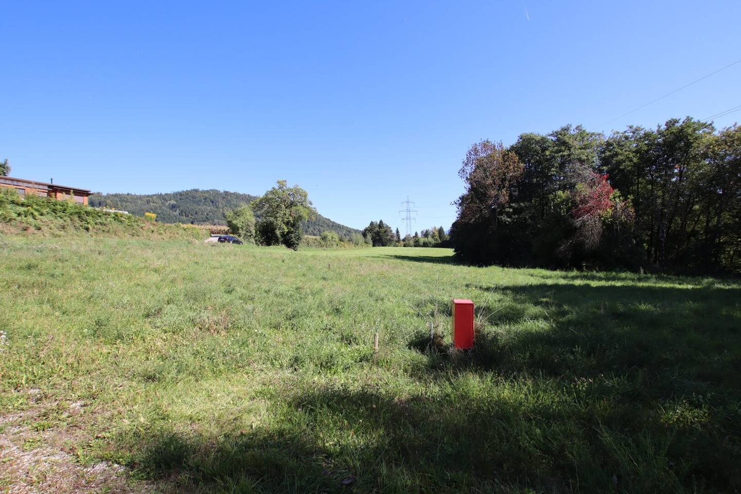 Beautiful, large and flat 1,850 m² building plot in Ludmannsdorf - Lukowitz