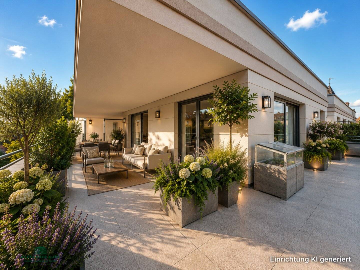 Exclusive city apartment with XL terrace