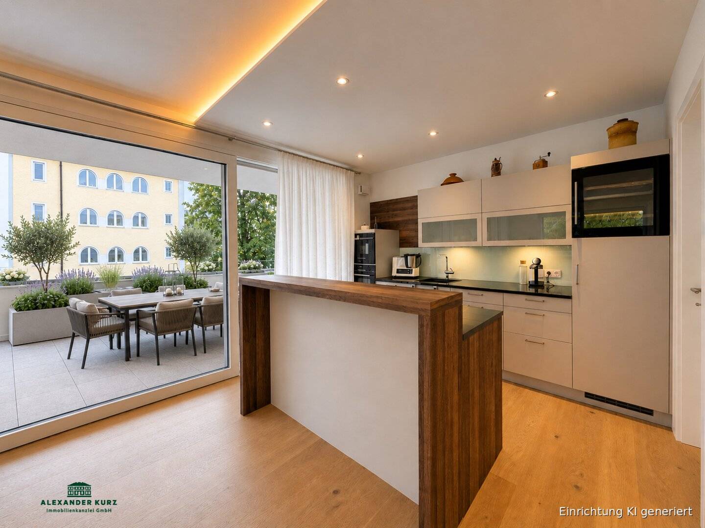 Exclusive city apartment with XL terrace