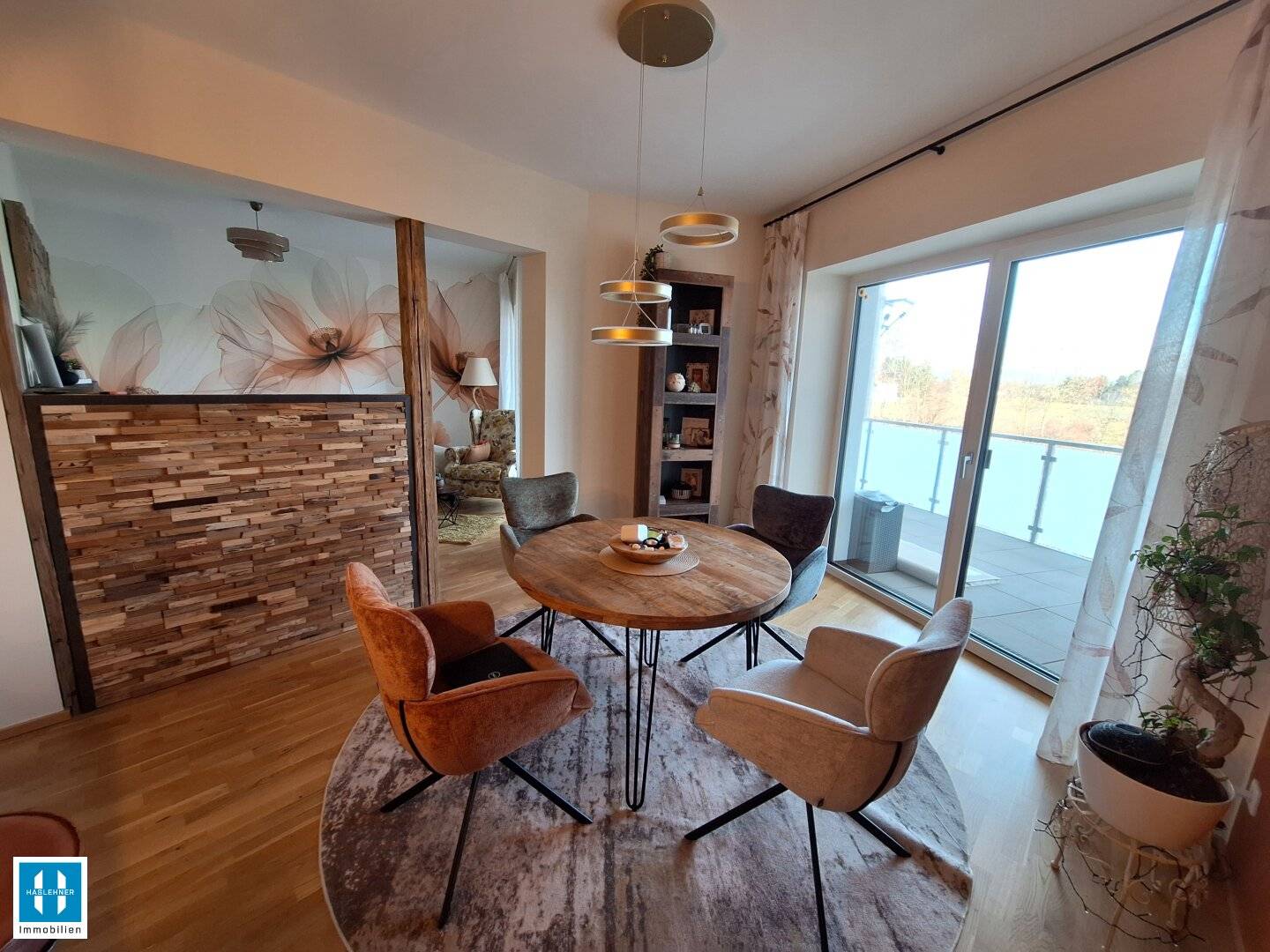 Wohnen mit Blick auf den Seerosenteich - schöne 65m² Wohnung in Pupping