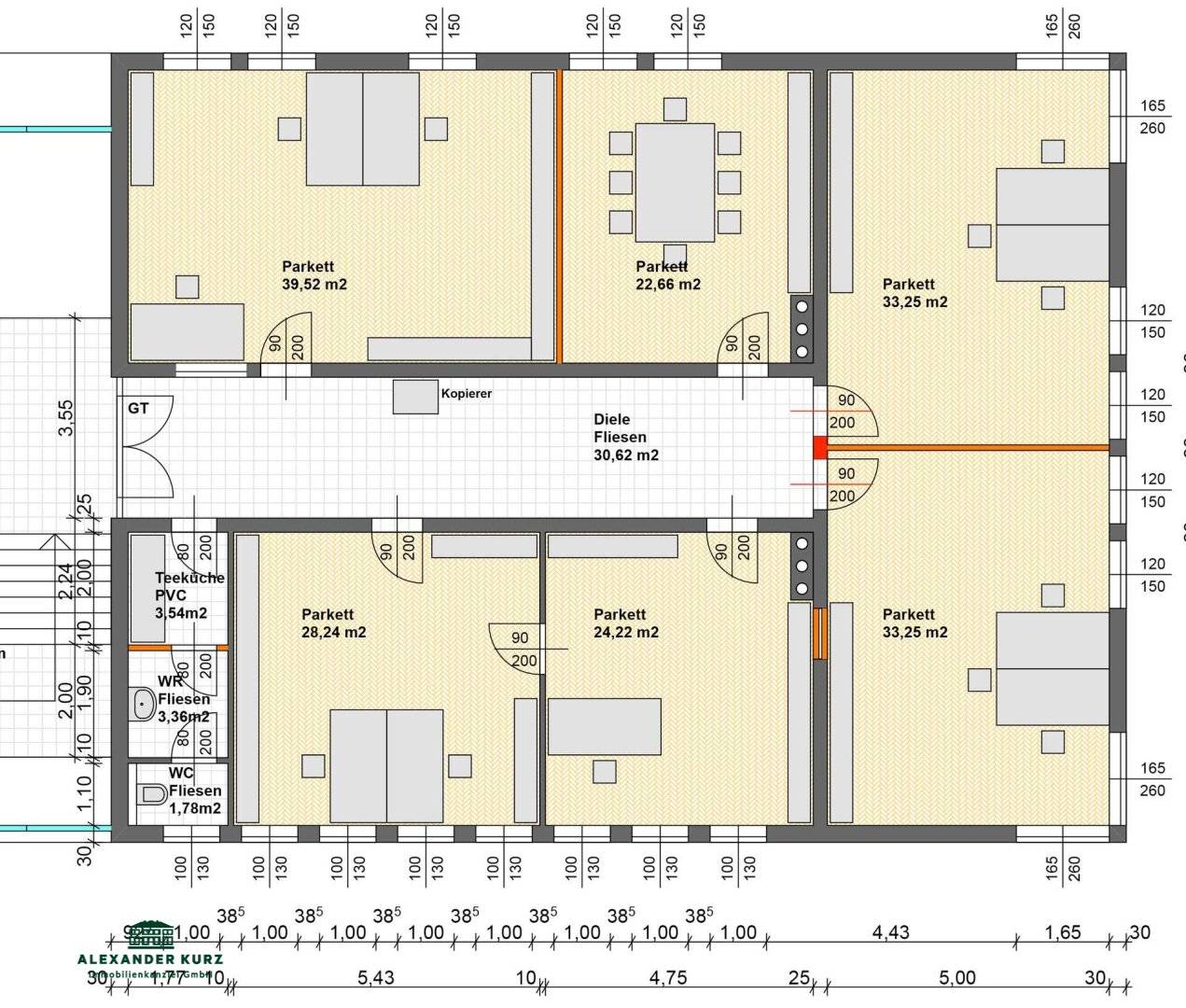 Modern office space in Wals