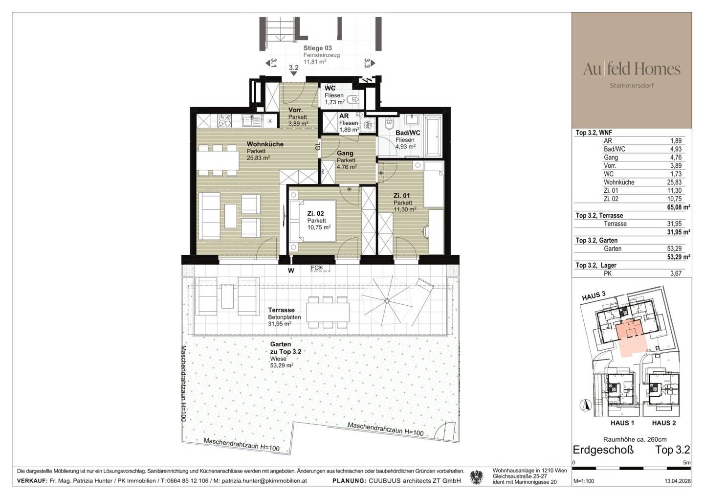 AuFeld Homes Stammersdorf