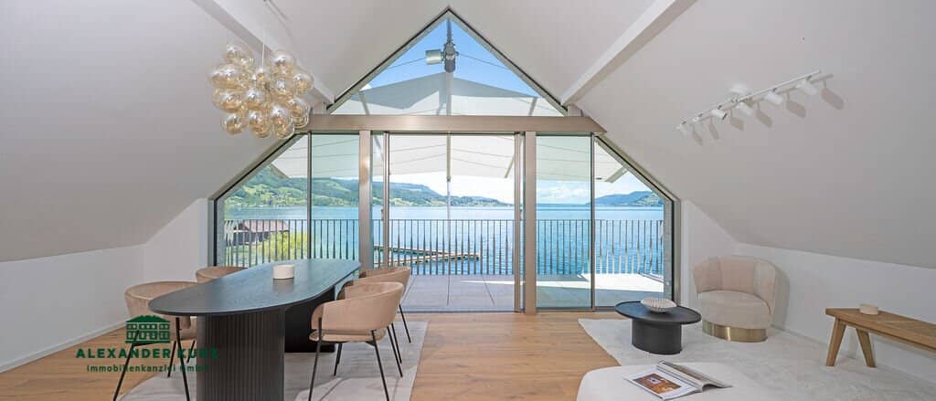 Direkt am Wasser, Penthouse Attersee