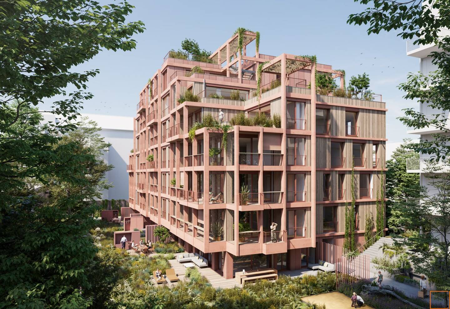 FUNKHAUS - Holz-Hybrid Neubau - Bauteil SOLO