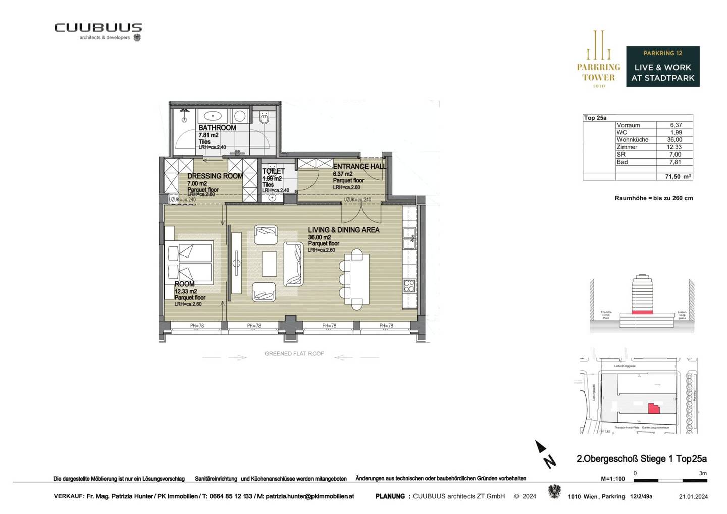 ParkringTower - Live &amp; Work at Stadtpark