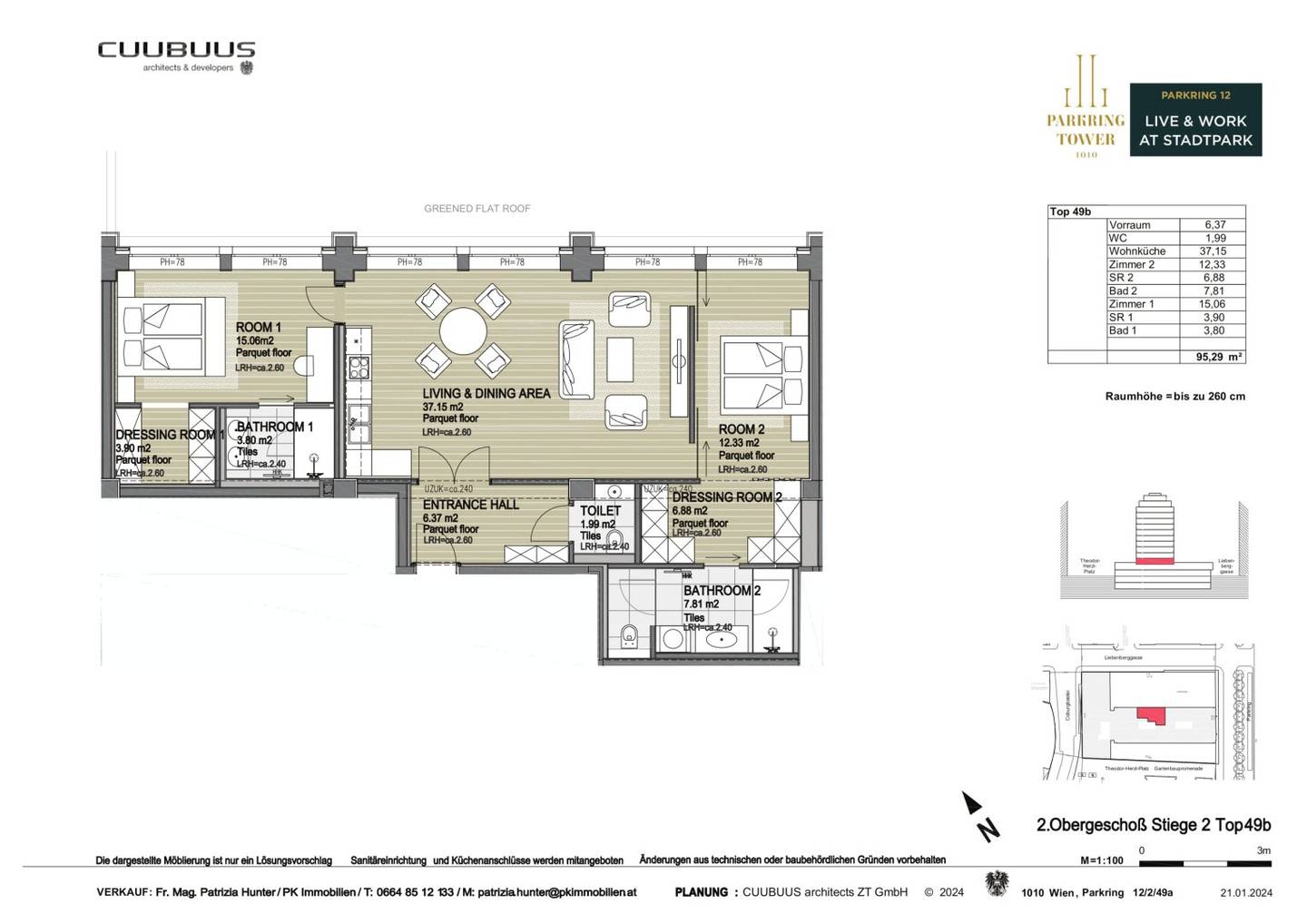 ParkringTower - Live &amp; Work at Stadtpark