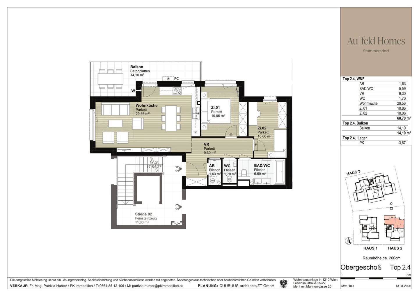 AuFeld Homes Stammersdorf