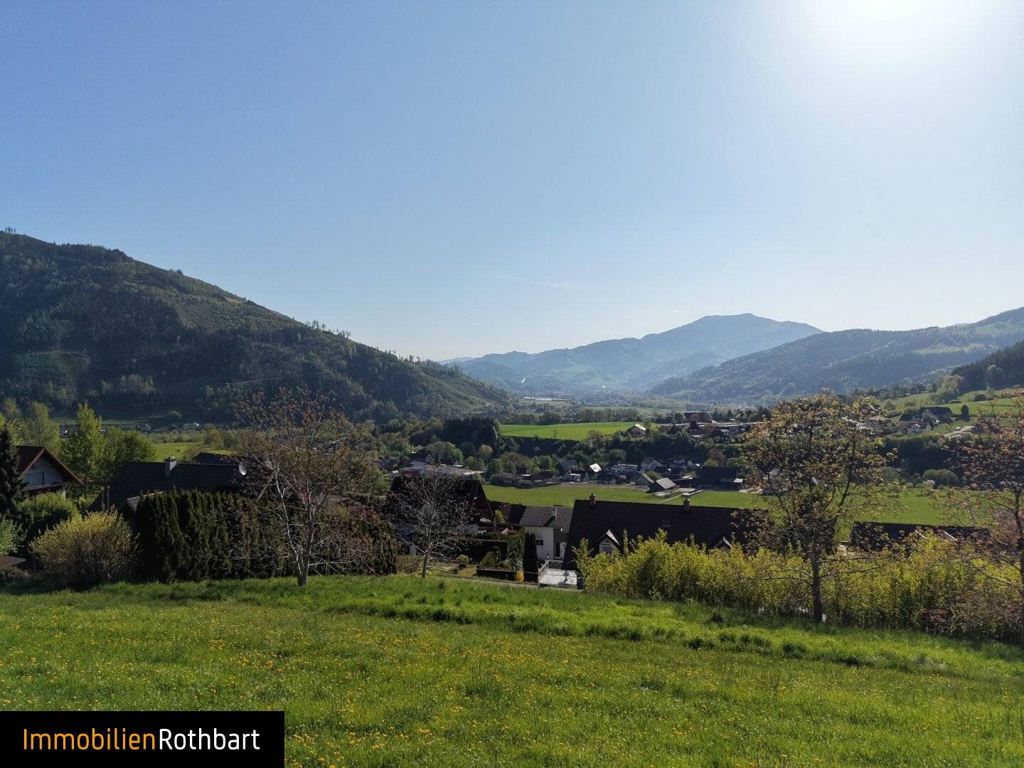 Sonniger Baugrund in Oberaich
