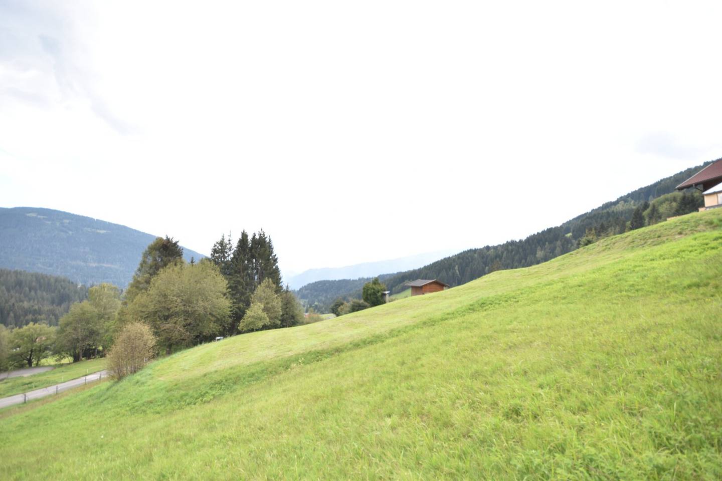 Traumhaftes landwirtschaftlich genutztes Grünland nahe der Gerlitzenalpe