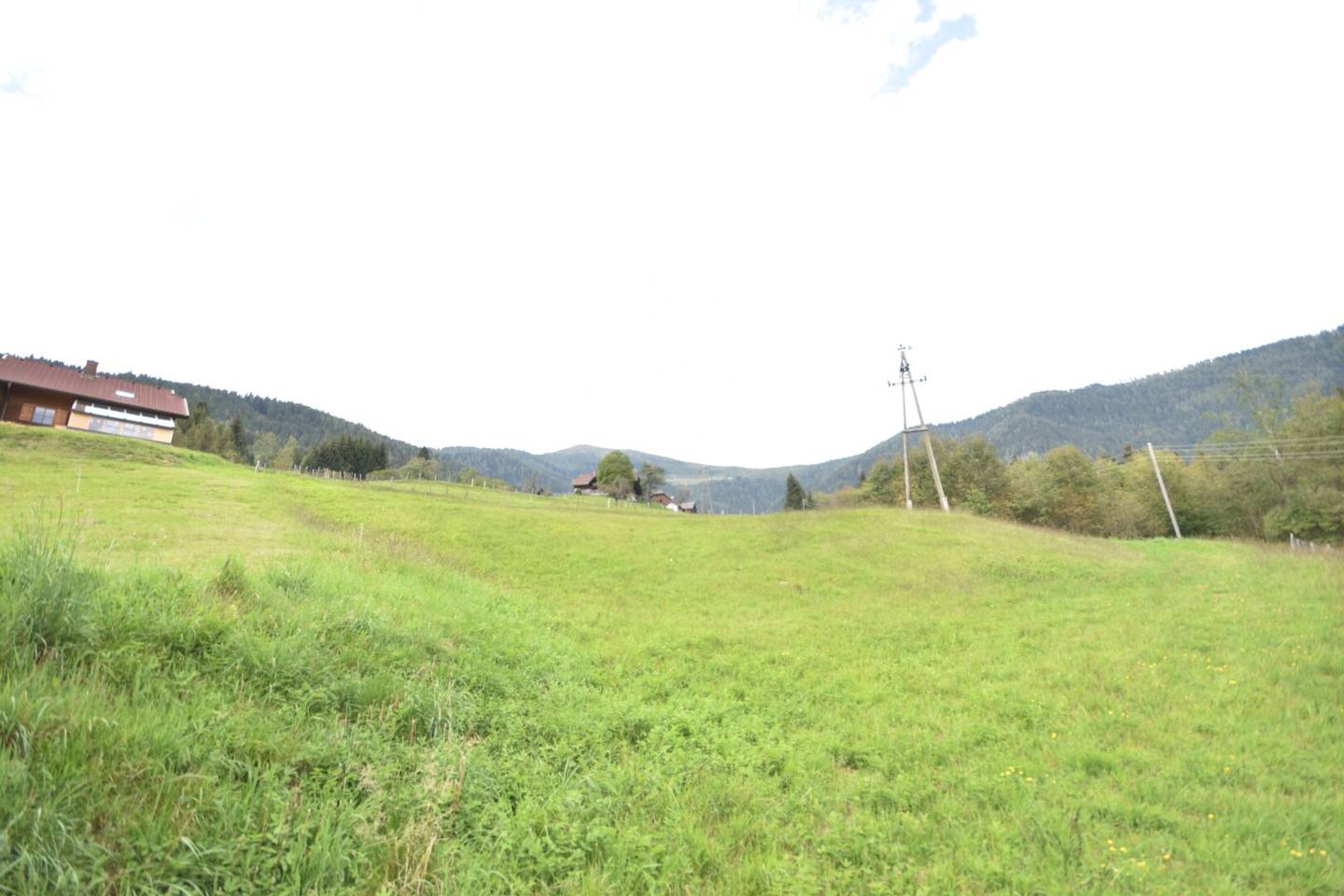 Traumhaftes landwirtschaftlich genutztes Grünland nahe der Gerlitzenalpe