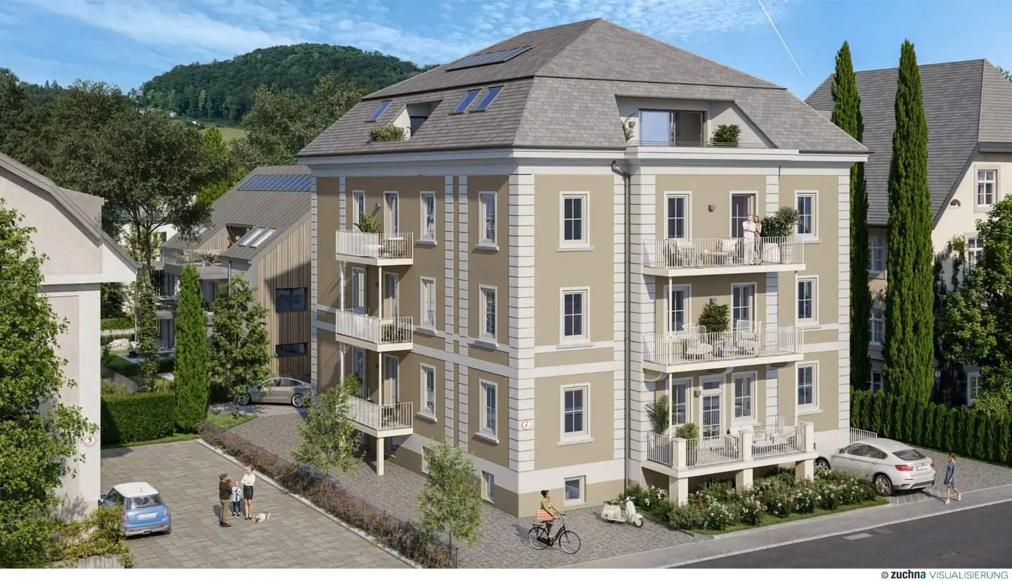 "ELISABETH-VORSTADT - Große 3 Zimmerwohnung mit Aufzug und Balkon in generalsanierter Ceconi-Villa"