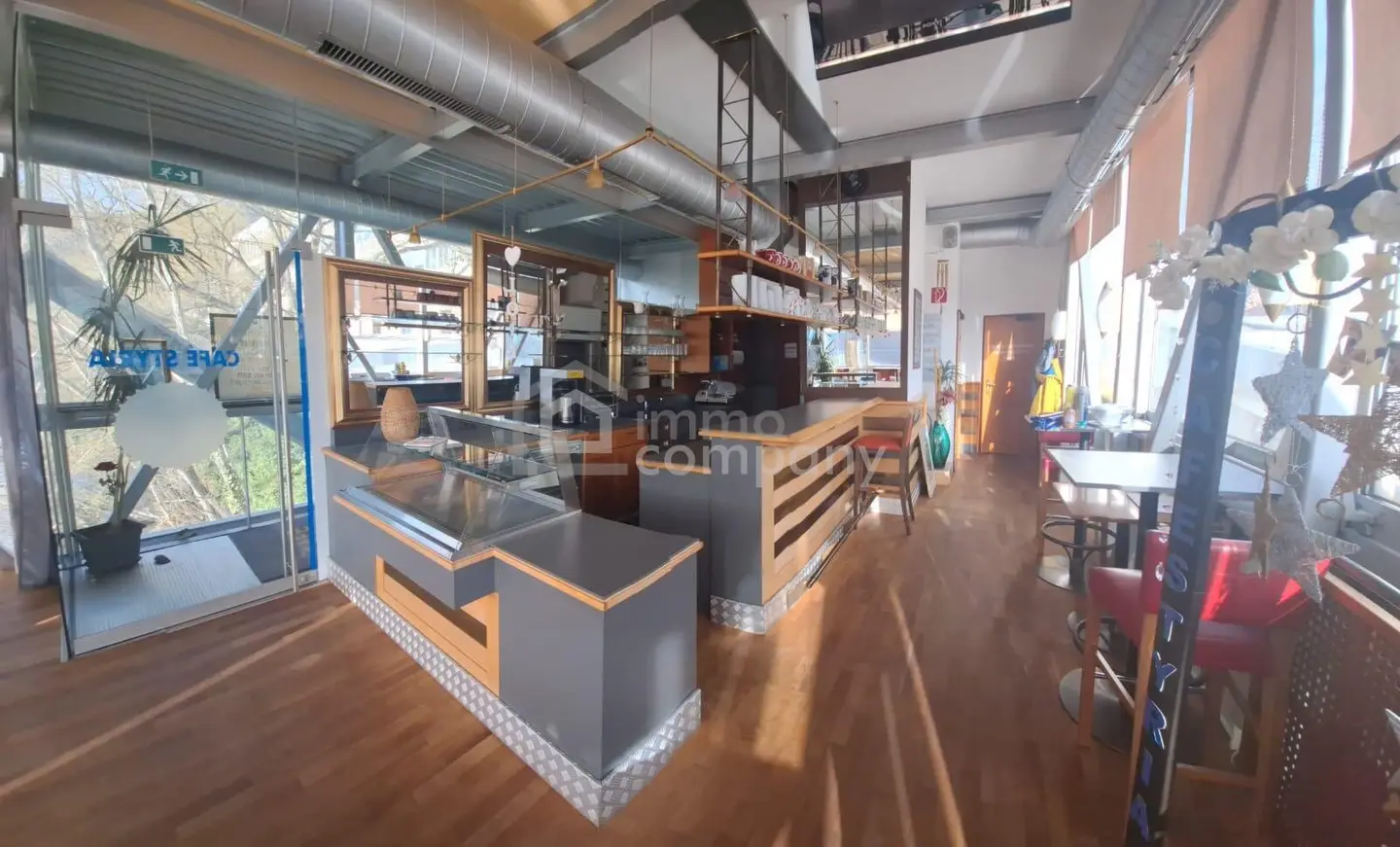 Gewerbe Café in Leoben – zentrale Lage, 210 m² Nutzfläche, Terrasse
