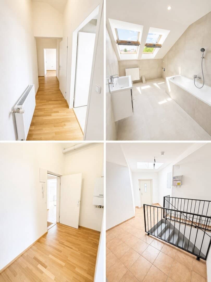 Modern 3-room attic apartment in 1120 Vienna – first occupancy, suitable for flatshare, 86.8 m²