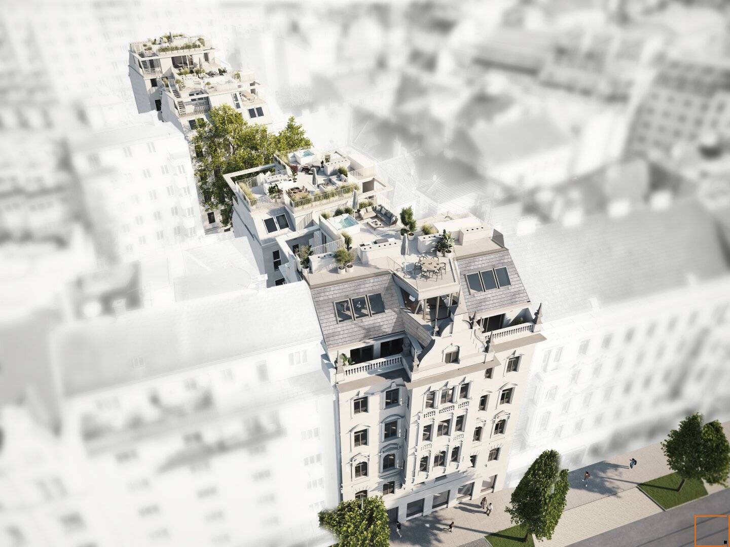 ALFONSHOF Exclusive First Occupancy: Penthouses in Josefstadt