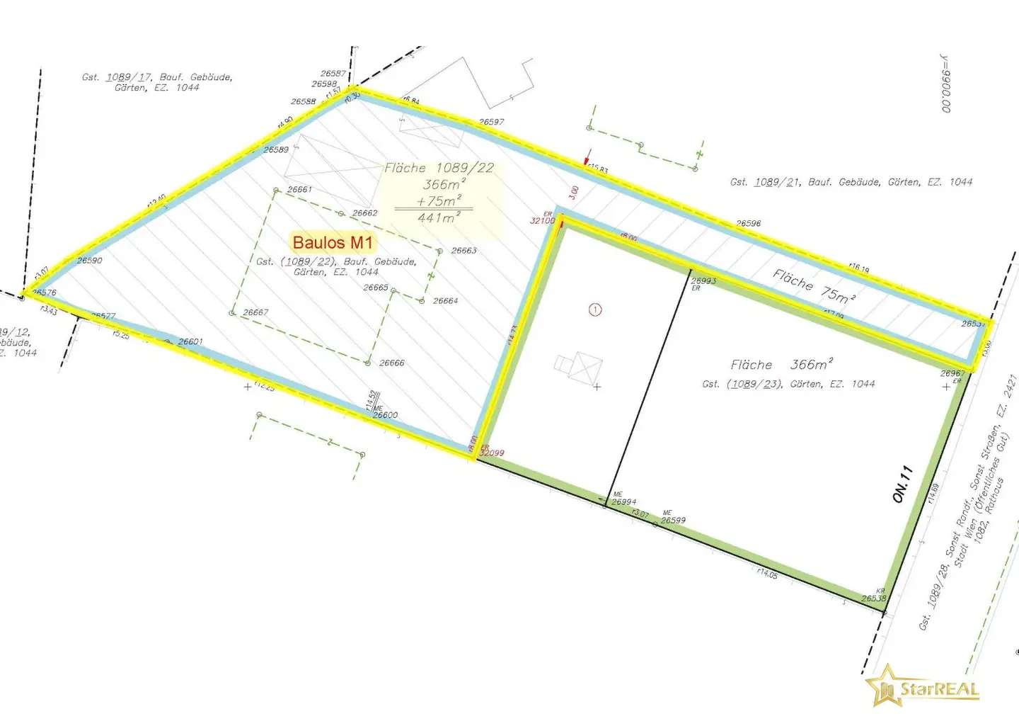 PRICE REDUCED! PLOT IN UNIQUE LOCATION DIRECTLY ON THE MÜHLWASSER NEAR DONAUSPITAL