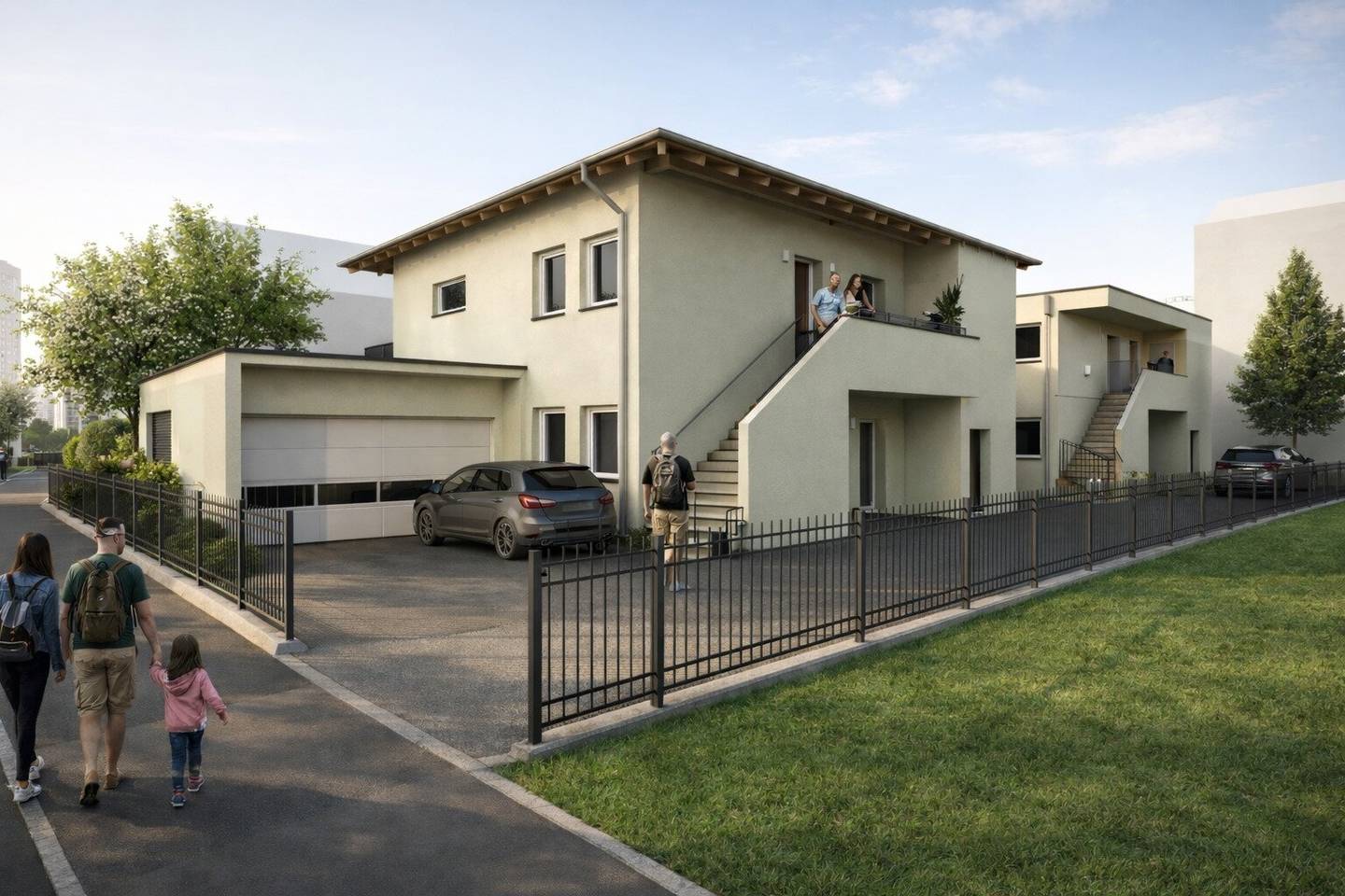 NEUBAU! Moderne, sonnige und ruhige 3 Zimmer Wohnung plus 13,85m² Balkon in Waidmannsdorf - Schubertstraße