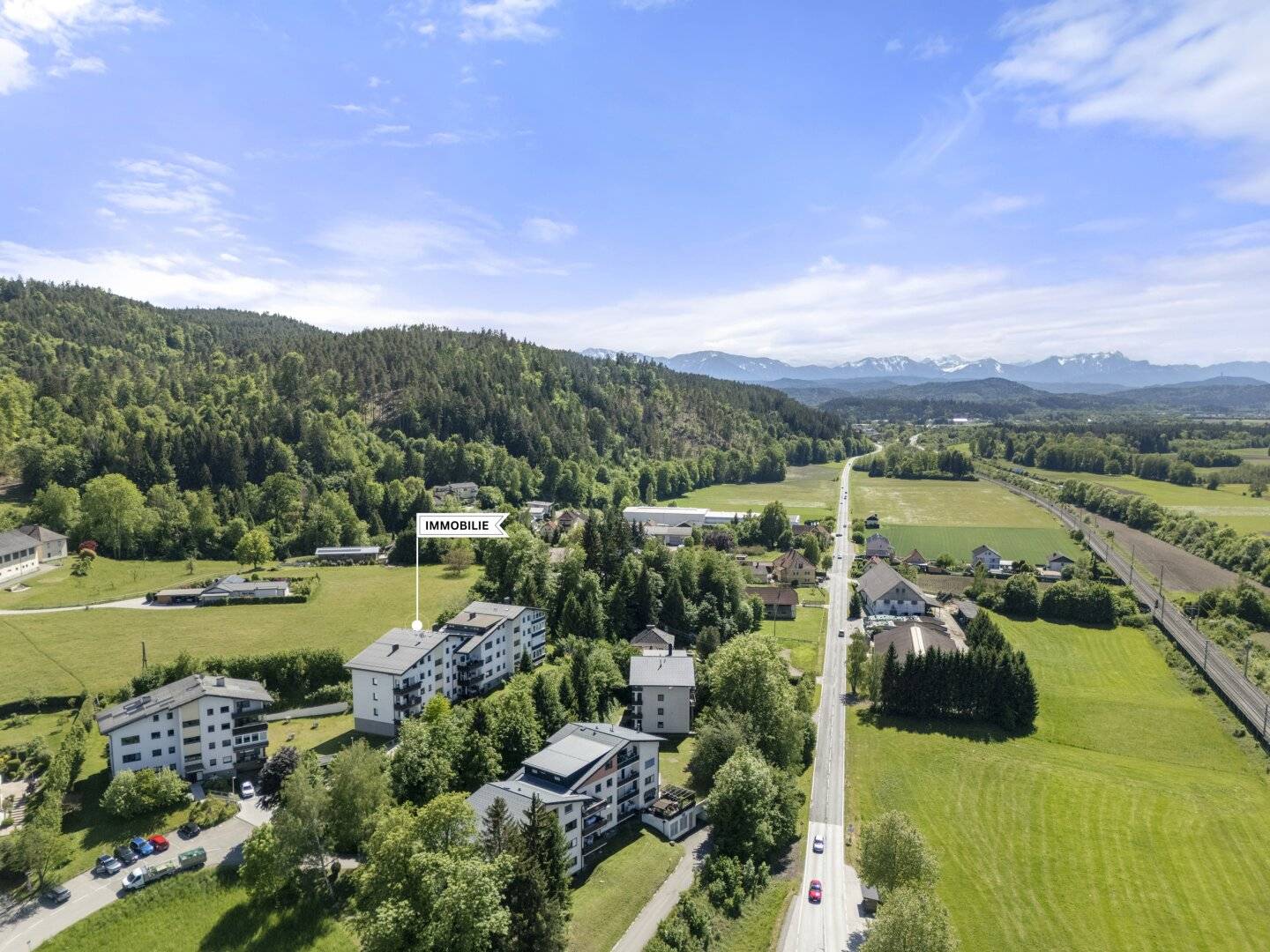 Beautiful renovated sunny and quiet 3-room apartment 95,00m² with loggia in Maria Saal - Ratzendorf - Living in the green