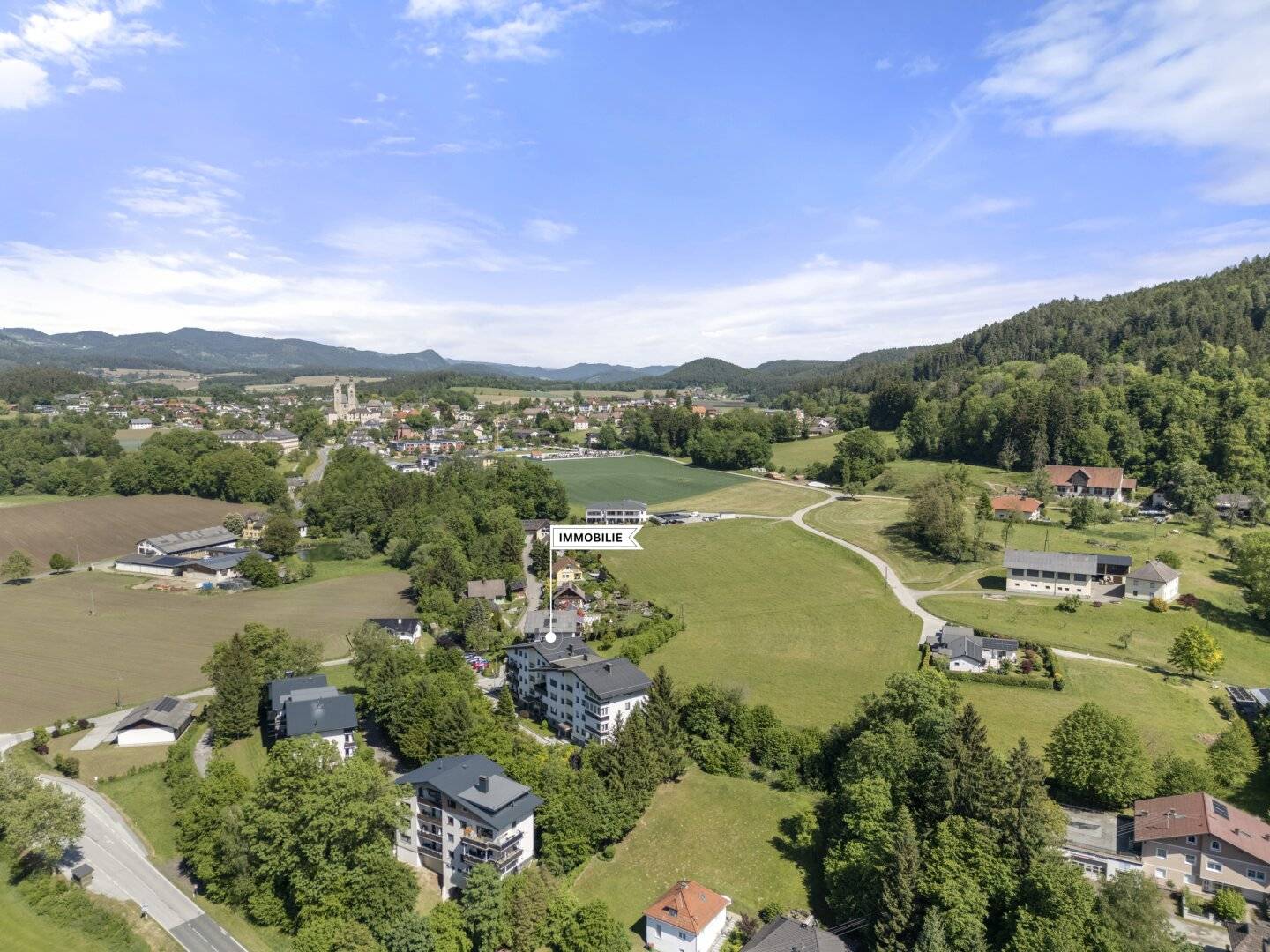 Beautiful renovated sunny and quiet 3-room apartment 95,00m² with loggia in Maria Saal - Ratzendorf - Living in the green