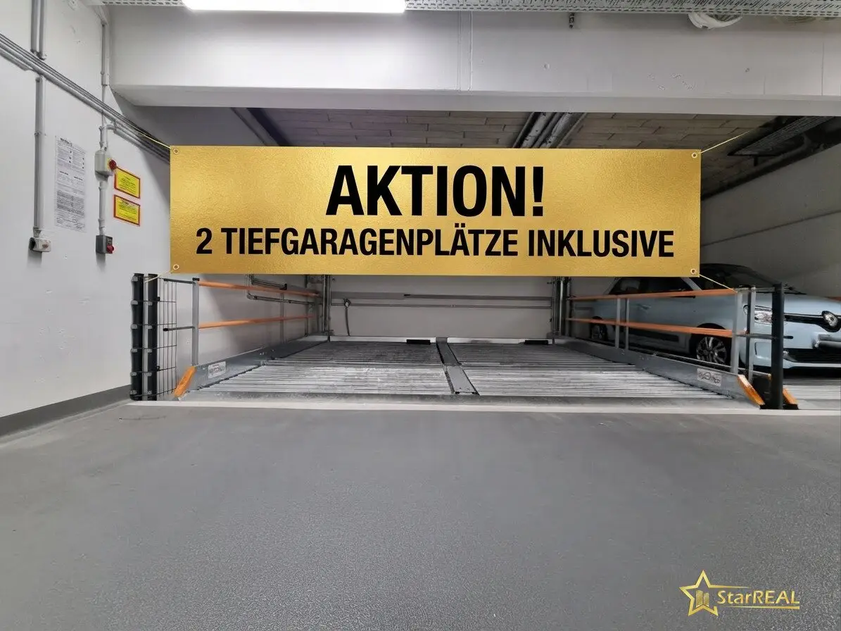 KLIMATISIERTER ERSTBEZUG! NOCH 1 WOHNUNG FREI! € 30.000 GESCHENKT! 4-ZIMMER-ERSTBEZUG. BALKON, 2 BÄDER &amp; TIEFGARAGE OPTIONAL.