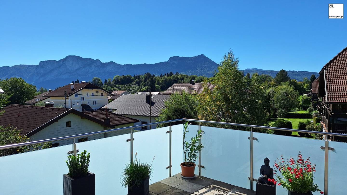 Mondsee - Charming attic apartment with sun terrace - Bathing place optional