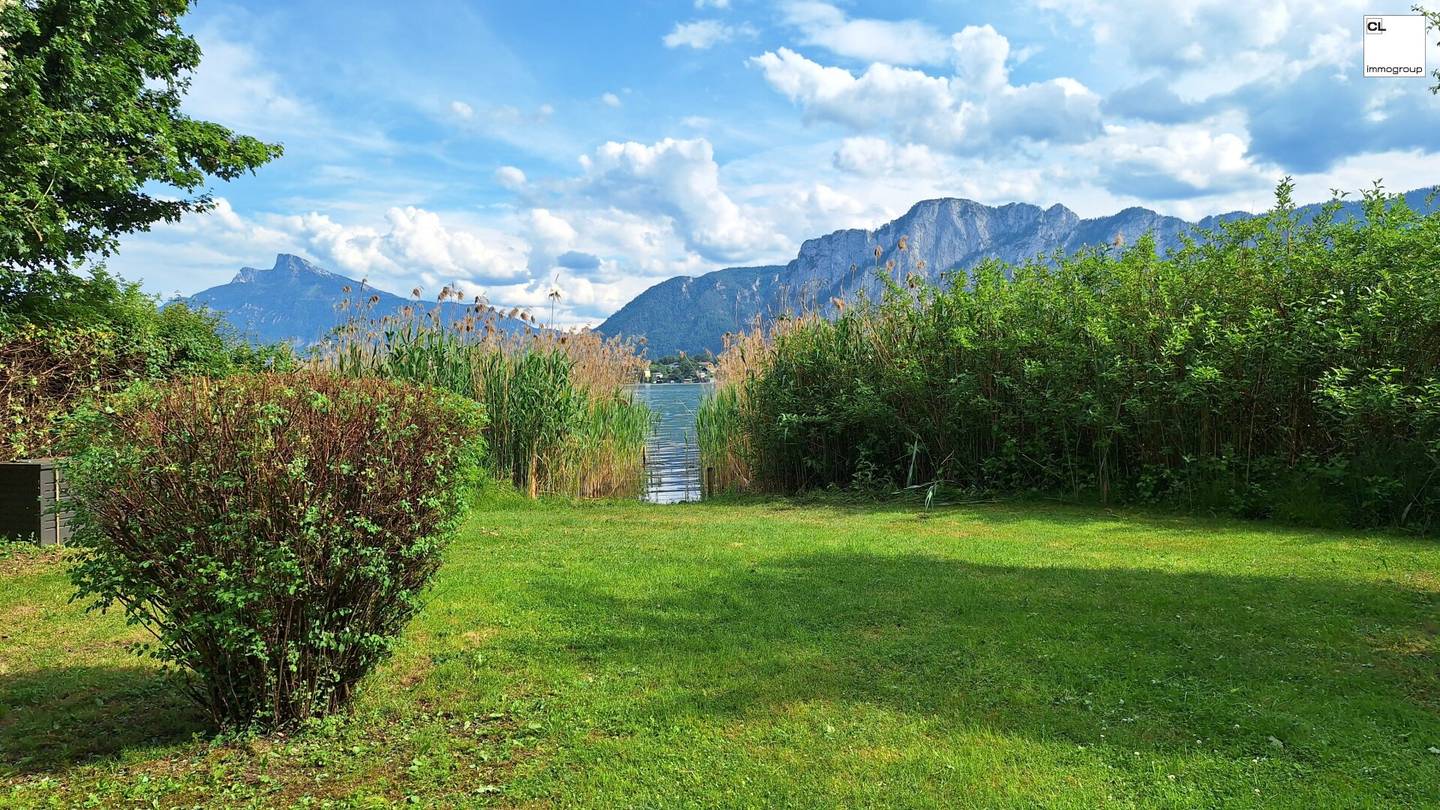 Erste Reihe Mondsee - Badeplatz zentrumsnah gelegen