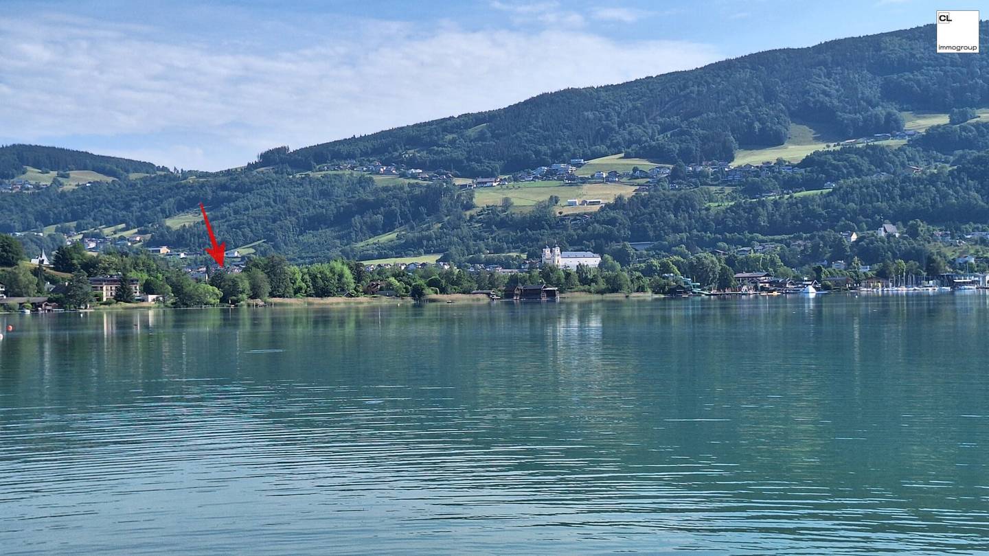 Erste Reihe Mondsee - Badeplatz zentrumsnah gelegen
