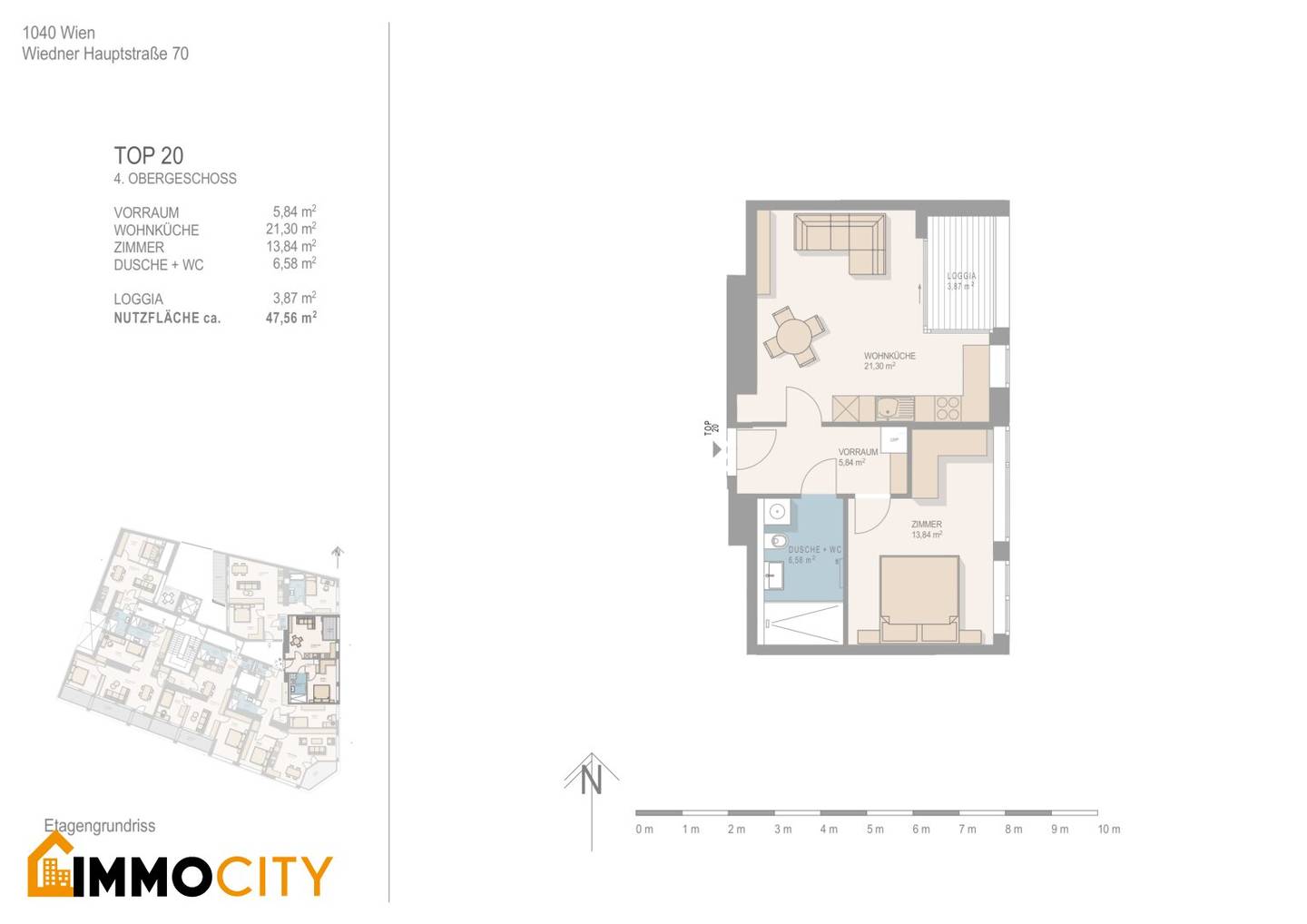 Dream home (Top 20), 2 rooms, first occupancy, first-class furnishings, in a central location, Wiedner Hauptstraße 70 englische? No