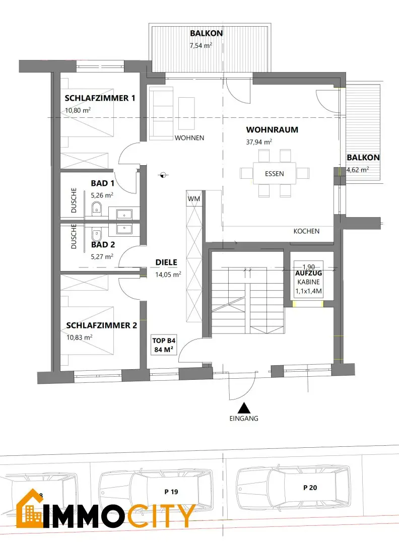Exklusives Wohnen in Tirol: 3-Zimmer-Wohnung mit Alpenblick