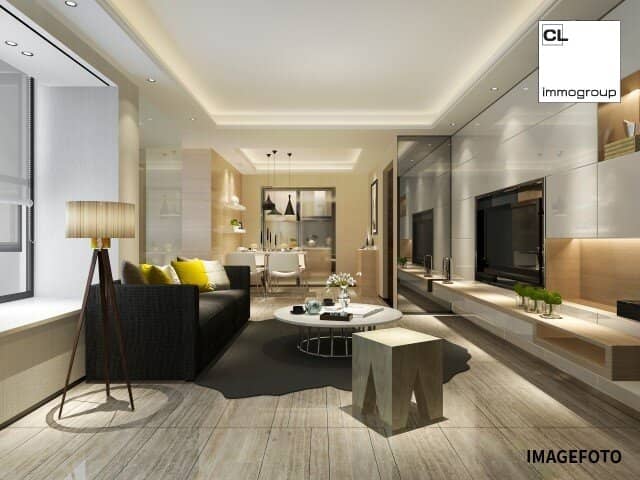 Modern top floor apartment with large sun terrace for rent