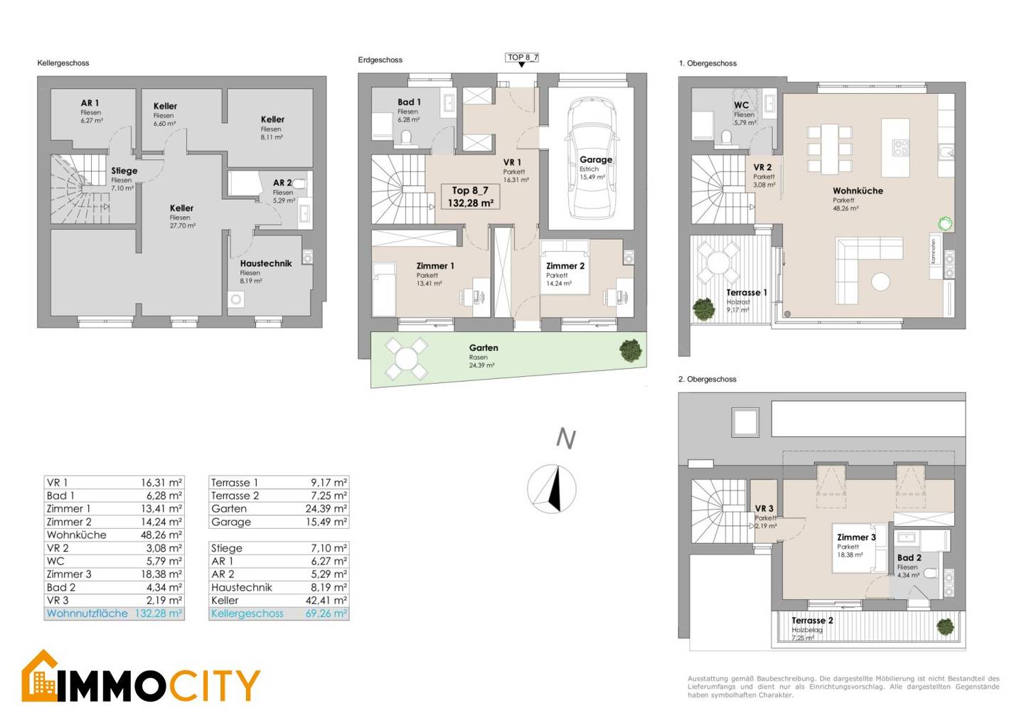 New Build! Graceful Green View, Directly in the Leisure and Recreation Area and Perfect Infrastructure