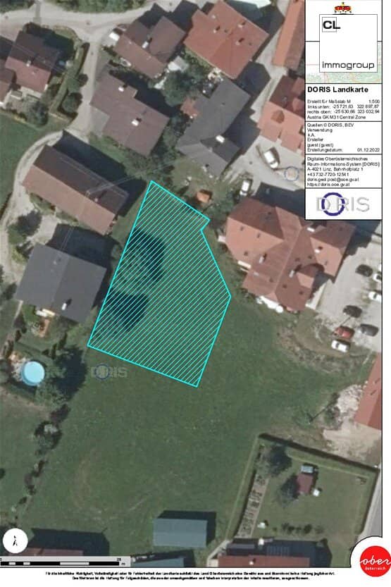 Attractive plot Moosdorf, ideal for investors and young families