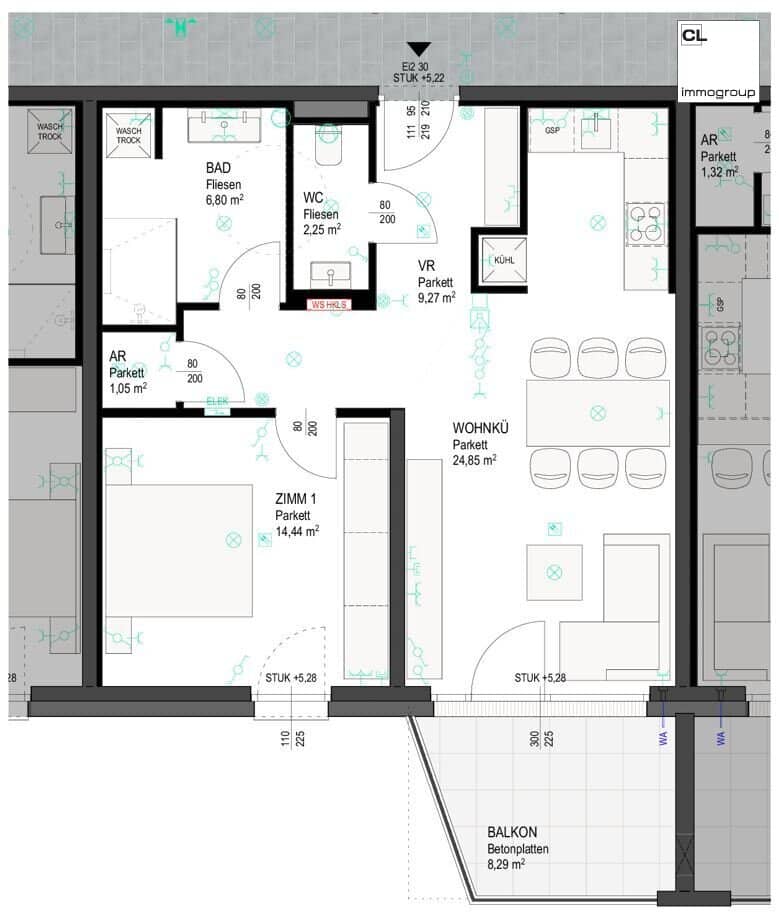 Grundriss - W10